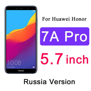 Protective Tempered Glass on the For huawei Honor 7A Pro 7X 7C honor7a honor7c Hono 7 A C X A7 C7 X7 Glass screen protector Film