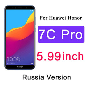 Protective Tempered Glass on the For huawei Honor 7A Pro 7X 7C honor7a honor7c Hono 7 A C X A7 C7 X7 Glass screen protector Film