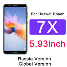 Load image into Gallery viewer, Protective Tempered Glass on the For huawei Honor 7A Pro 7X 7C honor7a honor7c Hono 7 A C X A7 C7 X7 Glass screen protector Film